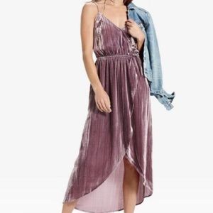 Lucky Brand high low Velvet dress